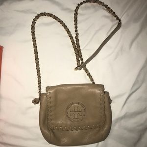 Tory Burch crossbody purse tan